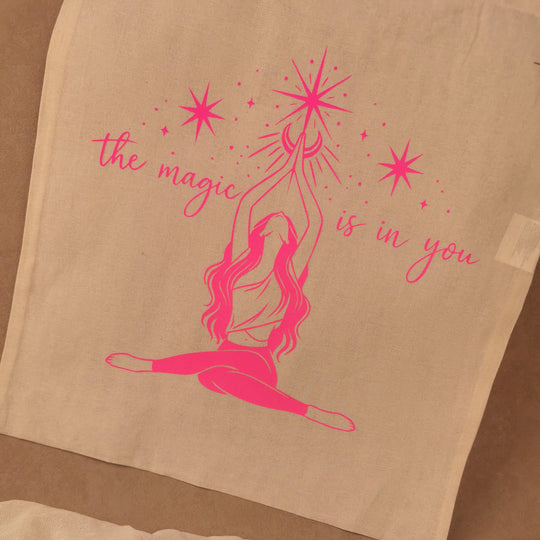 Boho Yoga Stoffbeutel Spirituelle Mandala &amp; Naturmotive | Elvara