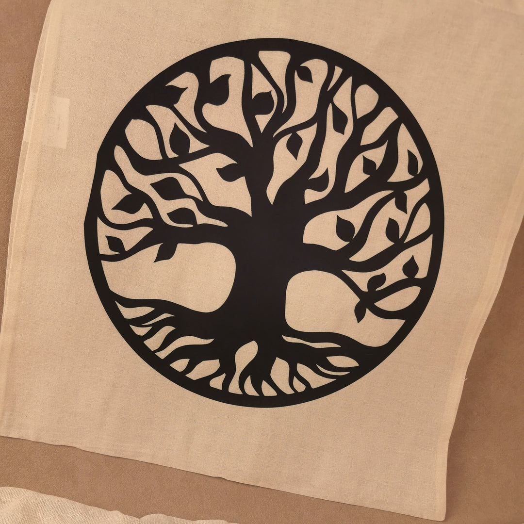 Boho Yoga Stoffbeutel Spirituelle Mandala &amp; Naturmotive | Elvara