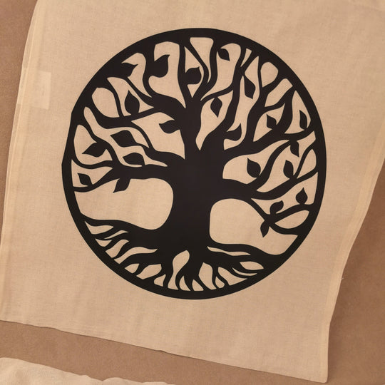 Boho Yoga Stoffbeutel Spirituelle Mandala &amp; Naturmotive | Elvara