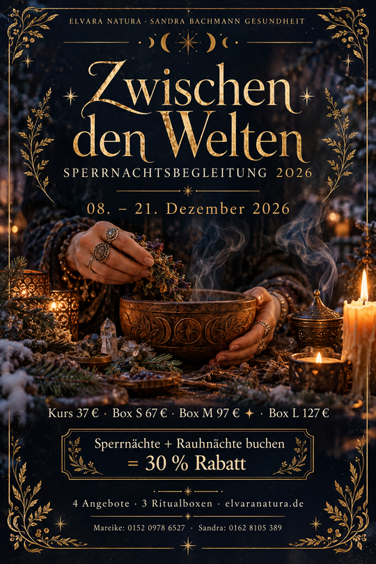 Sperrnächte-Begleitung 2026 „Zwischen den Welten“ – Online mit Yulenacht-Special